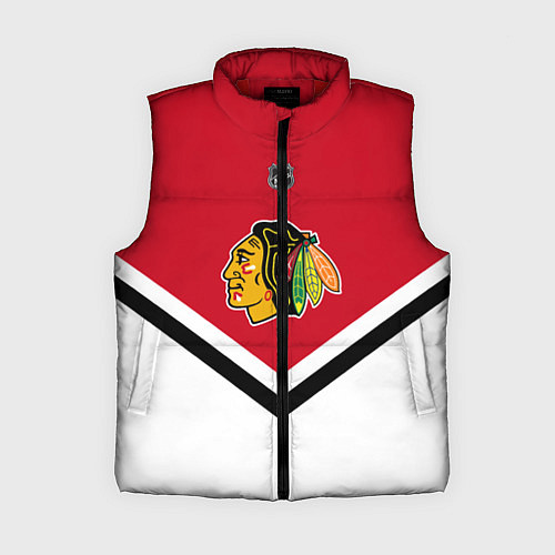 Женский жилет NHL: Chicago Blackhawks / 3D-Красный – фото 1