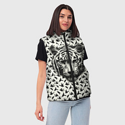 Женский жилет Tiger Dreams, цвет: 3D-черный — фото 2