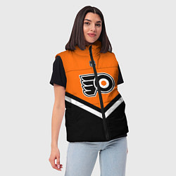 Женский жилет NHL: Philadelphia Flyers, цвет: 3D-черный — фото 2