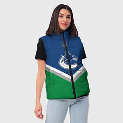 Женский жилет NHL: Vancouver Canucks, цвет: 3D-красный — фото 2