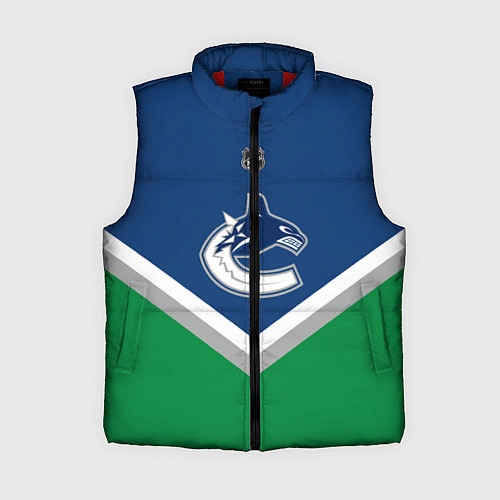 Женский жилет NHL: Vancouver Canucks / 3D-Красный – фото 1