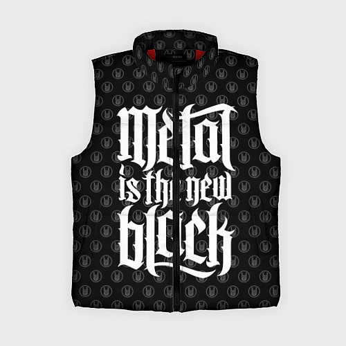 Женский жилет Metal is the new Black / 3D-Красный – фото 1