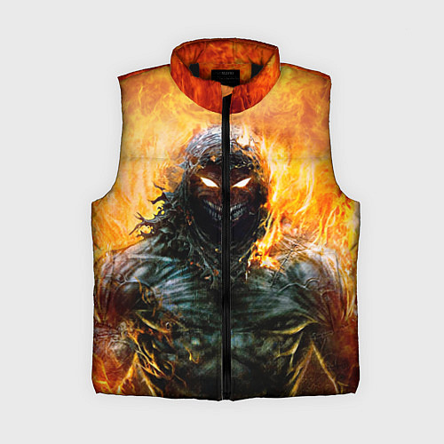 Женский жилет Disturbed: Monster Flame / 3D-Черный – фото 1