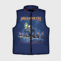 Женский жилет Megadeth: Rust In Peace, цвет: 3D-красный