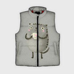 Женский жилет Cat Love Kill, цвет: 3D-красный