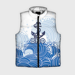 Женский жилет ВМФ: морские волны, цвет: 3D-светло-серый