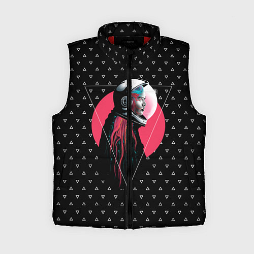 Женский жилет Космическая дама / 3D-Красный – фото 1