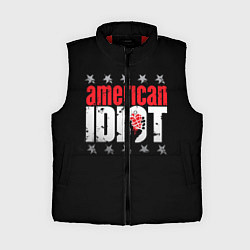 Женский жилет Green Day: American idiot, цвет: 3D-красный