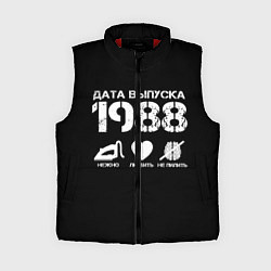 Женский жилет Дата выпуска 1988, цвет: 3D-красный