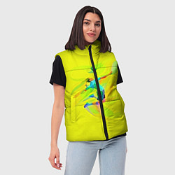 Женский жилет Волейбол, цвет: 3D-черный — фото 2