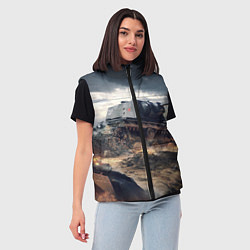 Женский жилет Танк, цвет: 3D-черный — фото 2