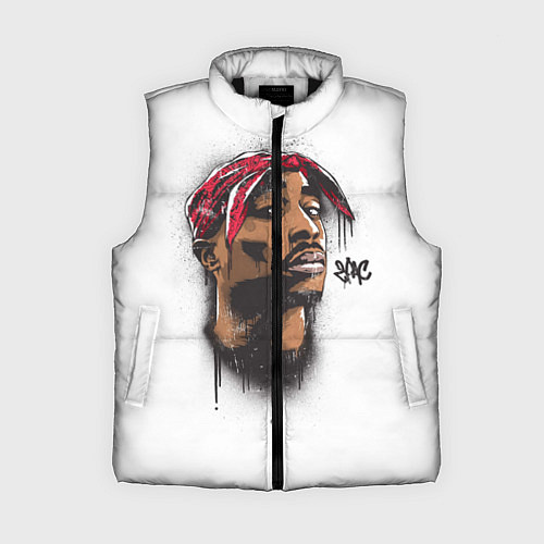 Женский жилет 2Pac / 3D-Черный – фото 1