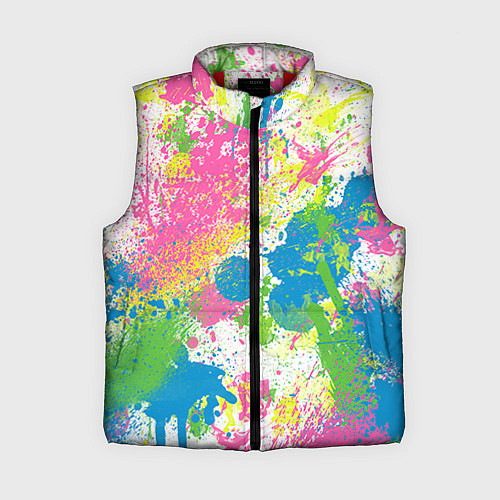 Женский жилет Брызги / 3D-Красный – фото 1