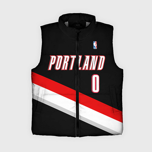 Женский жилет Portland Trail Blazers 0 / 3D-Светло-серый – фото 1