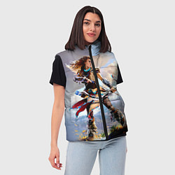 Женский жилет HZD 4, цвет: 3D-черный — фото 2