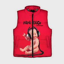 Женский жилет Paparoach: Music Kid, цвет: 3D-светло-серый