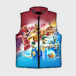 Женский жилет Golden State Warriors, цвет: 3D-светло-серый