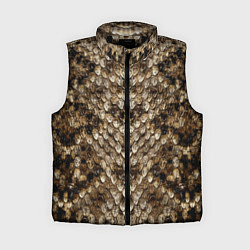 Женский жилет Питон, цвет: 3D-черный