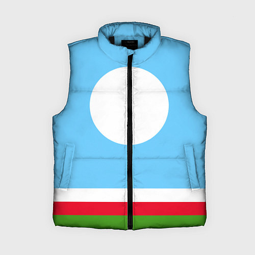 Женский жилет Республика Саха / 3D-Черный – фото 1