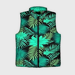 Женский жилет Tropical pattern, цвет: 3D-светло-серый