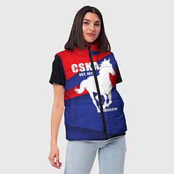 Женский жилет CSKA est. 1911, цвет: 3D-черный — фото 2