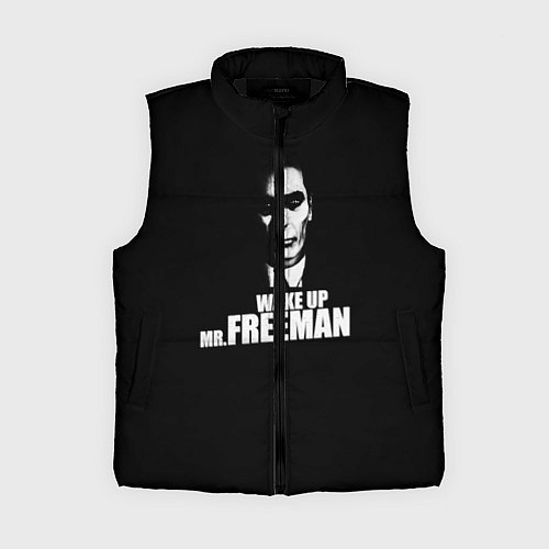 Женский жилет Wake up Mr. Freeman / 3D-Черный – фото 1