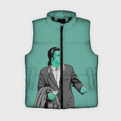 Женский жилет Недоумевающий Винсент / 3D-Черный – фото 1