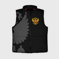 Женский жилет Russia - Black collection, цвет: 3D-красный
