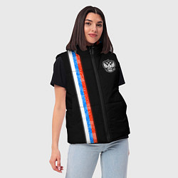 Женский жилет Russia - Black collection 2023, цвет: 3D-светло-серый — фото 2