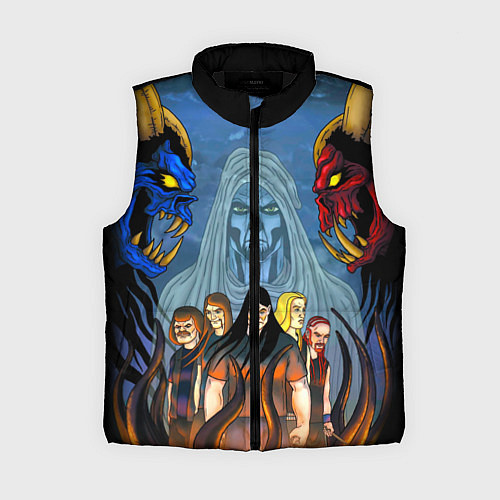 Женский жилет Dethklok: Heroes / 3D-Черный – фото 1