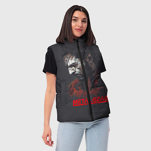 Женский жилет Metal Gear Solid / 3D-Красный – фото 3