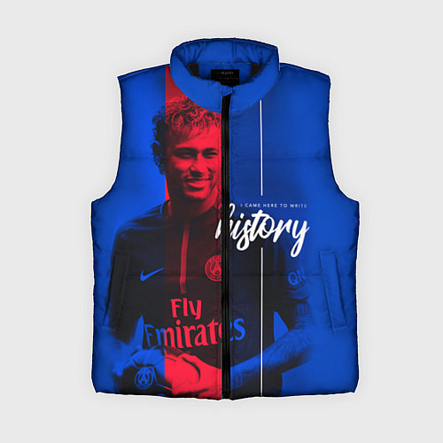 Женский жилет Neymar History / 3D-Черный – фото 1