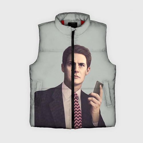 Женский жилет Агент Купер / 3D-Красный – фото 1