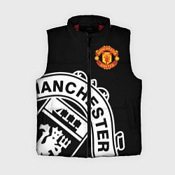Женский жилет Man United: Black Collection, цвет: 3D-красный