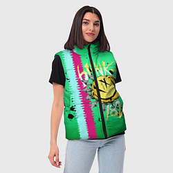 Женский жилет Blink 182, цвет: 3D-светло-серый — фото 2