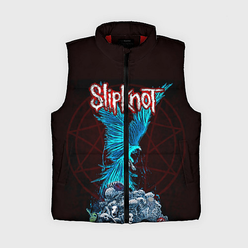 Женский жилет Орел группа Slipknot / 3D-Красный – фото 1