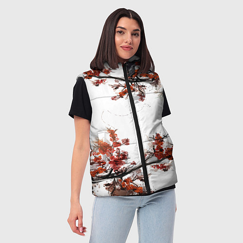 Женский жилет САКУРА / 3D-Красный – фото 3