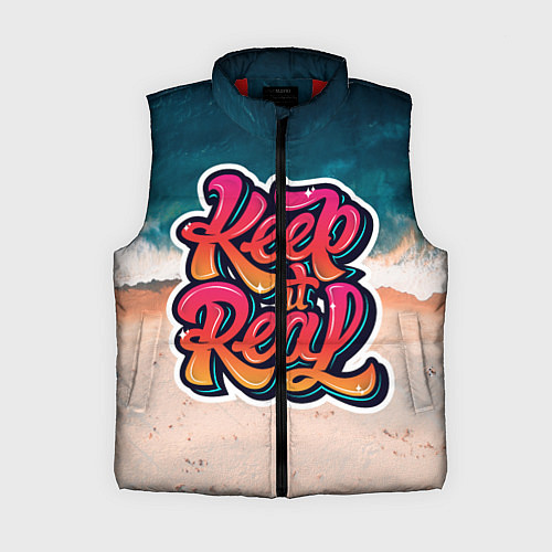 Женский жилет Keep it Real / 3D-Красный – фото 1