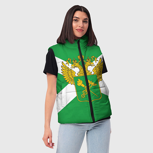 Женский жилет Таможня / 3D-Красный – фото 3
