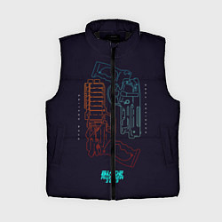 Женский жилет Blade Runner Guns, цвет: 3D-черный