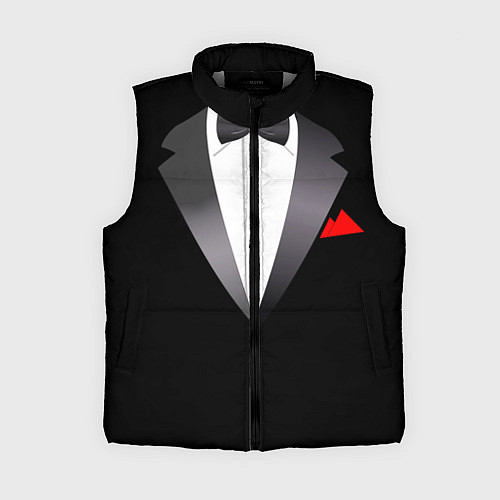 Женский жилет Смокинг мистера / 3D-Светло-серый – фото 1