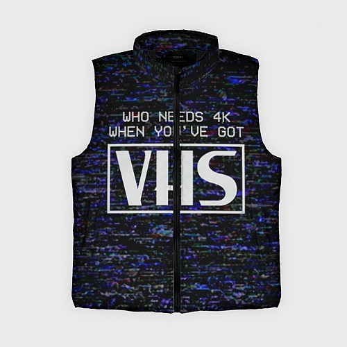 Женский жилет 4K VHS / 3D-Черный – фото 1