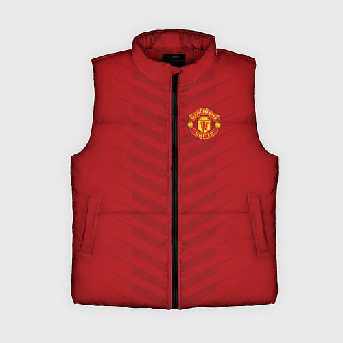 Женский жилет Manchester United: Red Lines / 3D-Красный – фото 1
