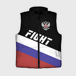 Женский жилет Fight Russia, цвет: 3D-черный