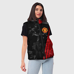 Женский жилет FC Manchester United: Abstract, цвет: 3D-красный — фото 2