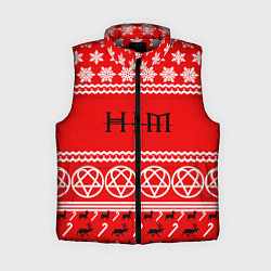 Женский жилет Праздничный HIM, цвет: 3D-светло-серый