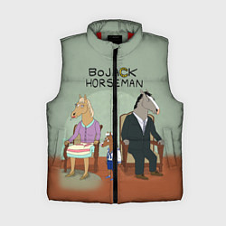 Женский жилет BoJack Horseman, цвет: 3D-красный