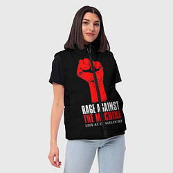 Женский жилет Rage Against the Machine, цвет: 3D-черный — фото 2