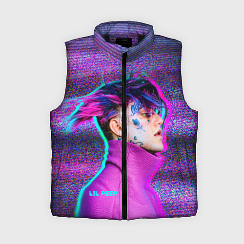 Женский жилет Lil Peep: Glitch / 3D-Черный – фото 1