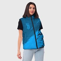 Женский жилет FC Juventus: Blue Original, цвет: 3D-светло-серый — фото 2